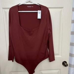 Abercrombie Long Sleeve Bodysuit NWT XXL